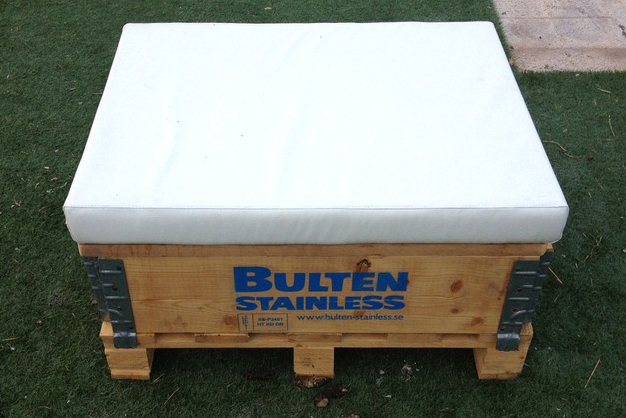 Palet Puff de 80×60, quedarán muy monos en tu terraza 