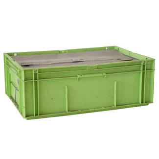 Imagen de Caja Plástica Usada Galia Odette Verde 39 litros con Molde 40 x 60 x 21,4 cm 